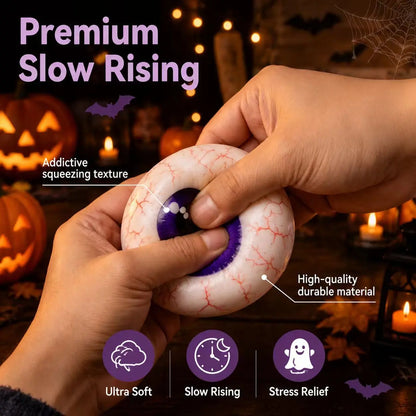 Adorable Halloween Ghost Maruko Squishy Squeeze Toy Set - Mini Stress Relievers for Spooky Fun and Party Treats