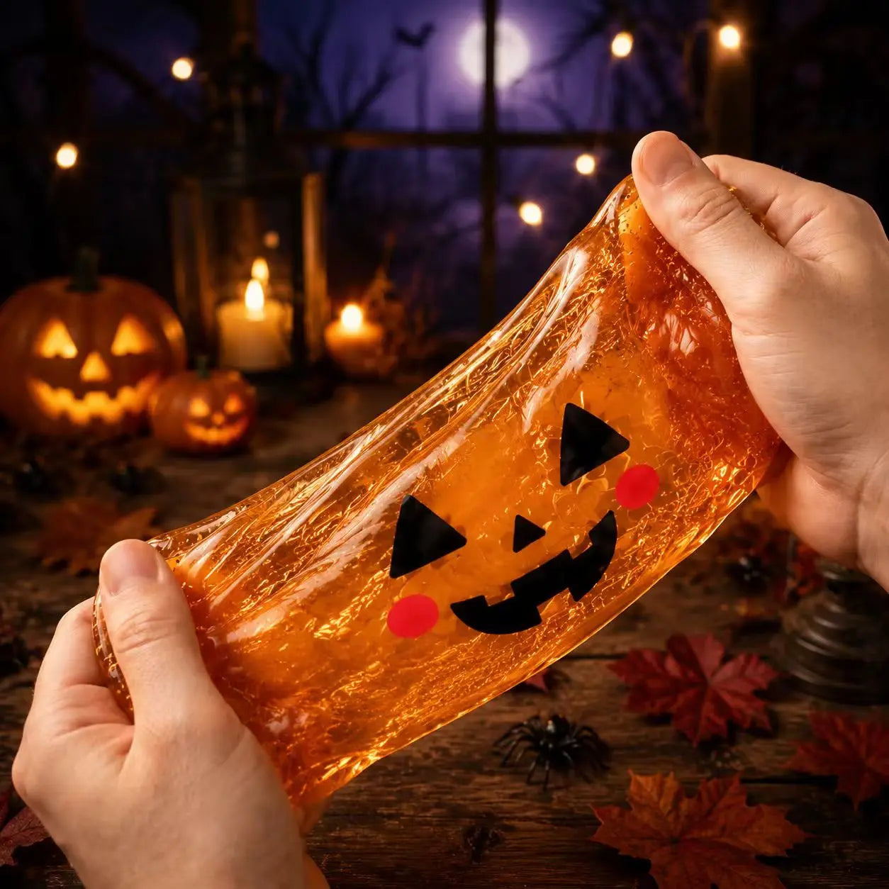 Adorable Halloween Ghost Maruko Squishy Squeeze Toy Set - Mini Stress Relievers for Spooky Fun and Party Treats