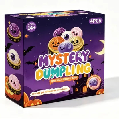 Adorable Halloween Ghost Maruko Squishy Squeeze Toy Set - Mini Stress Relievers for Spooky Fun and Party Treats