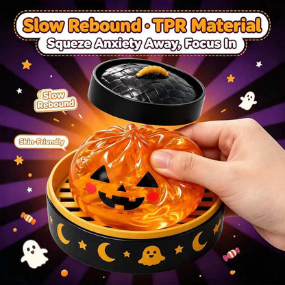 Adorable Halloween Ghost Maruko Squishy Squeeze Toy Set - Mini Stress Relievers for Spooky Fun and Party Treats