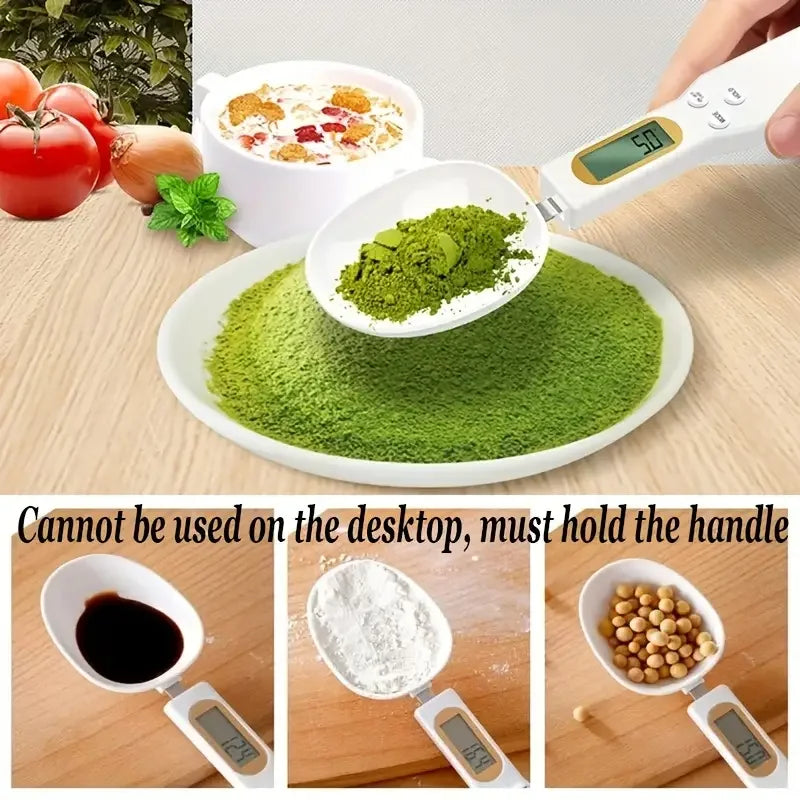 Precision Electronic Kitchen Scale: 500G Capacity with 0.1G Accuracy - Ultimate Mini Measuring Spoon for Flour, Coffee, and More!