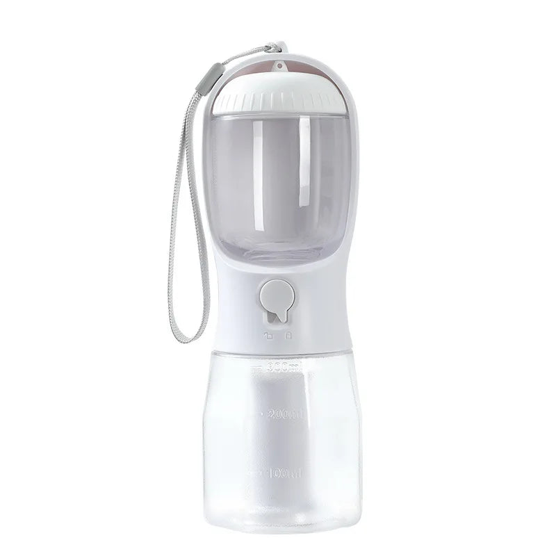 Ultimate 3-in-1 Travel Dog Feeder: Portable Pet Water Dispenser & Food Container with Poop Bags for Outdoor Adventures