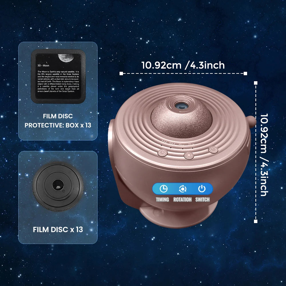 Transform Your Space with the 13-in-1 Star Projector: A Mesmerizing Planetarium Galaxy Projector for Kids and Adults