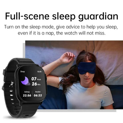 Elevate Your Fitness Journey with the 2026 New Men Smart Watch - 2.01 Inch HD Screen, Bluetooth Calling, and Multi Sport Tracking for Android and iOS