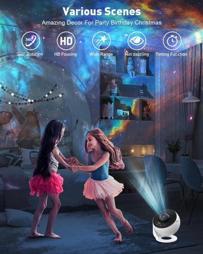 Transform Your Space with the 13-in-1 Star Projector: A Mesmerizing Planetarium Galaxy Projector for Kids and Adults