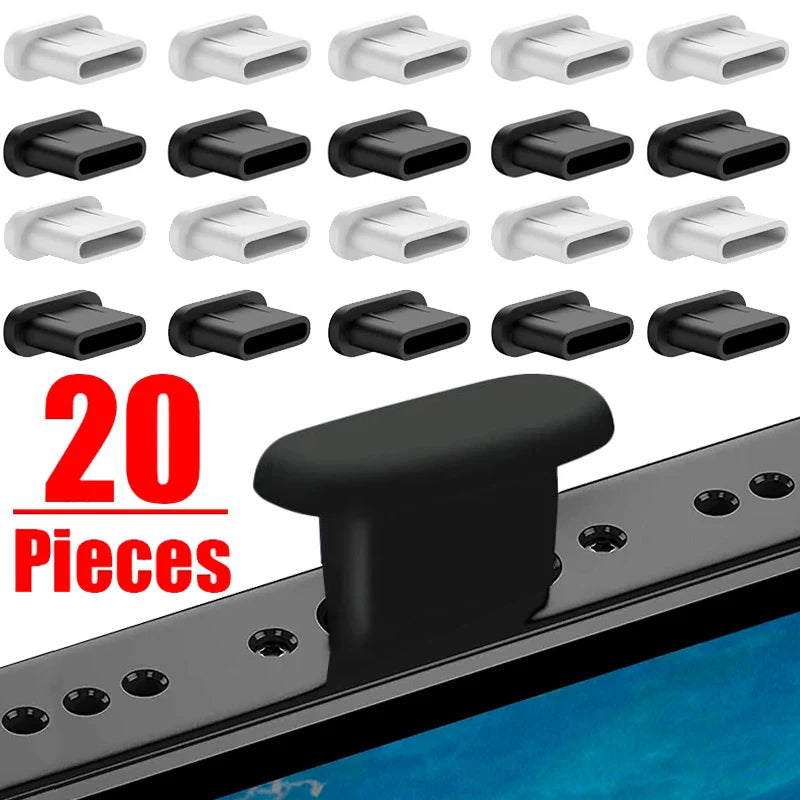 Silicone Type C Charging Port Dust Plugs - Ultimate Protection for Your iPhone and Samsung Devices