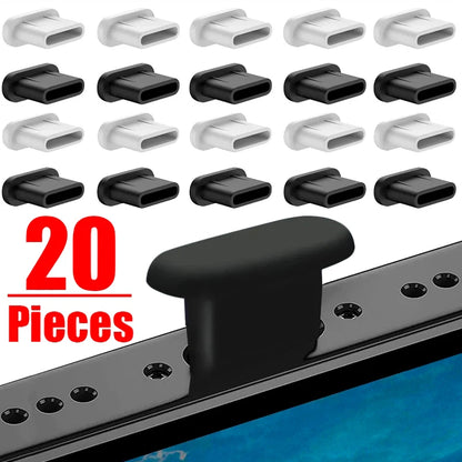 Silicone Type C Charging Port Dust Plugs - Ultimate Protection for Your iPhone and Samsung Devices