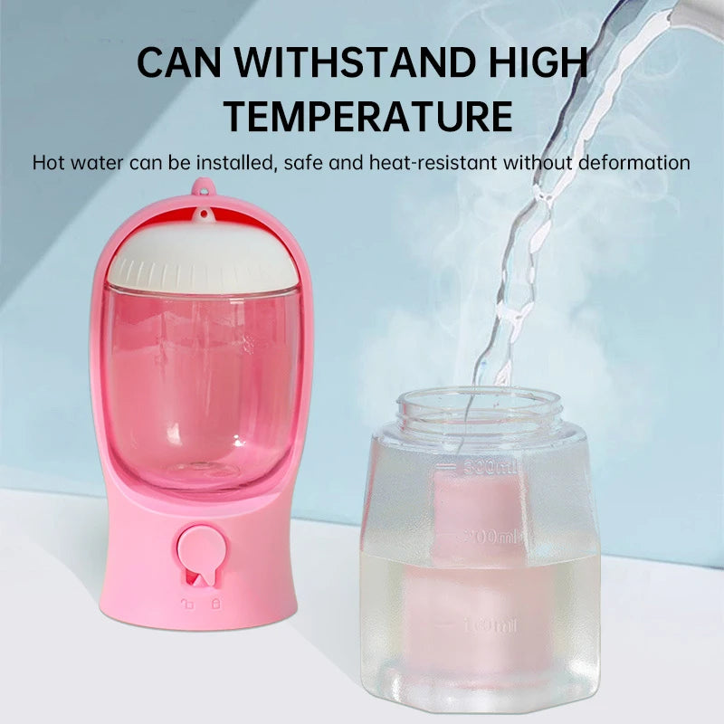 Ultimate 3-in-1 Travel Dog Feeder: Portable Pet Water Dispenser & Food Container with Poop Bags for Outdoor Adventures