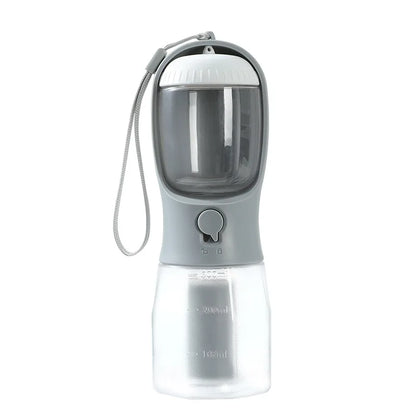 Ultimate 3-in-1 Travel Dog Feeder: Portable Pet Water Dispenser & Food Container with Poop Bags for Outdoor Adventures