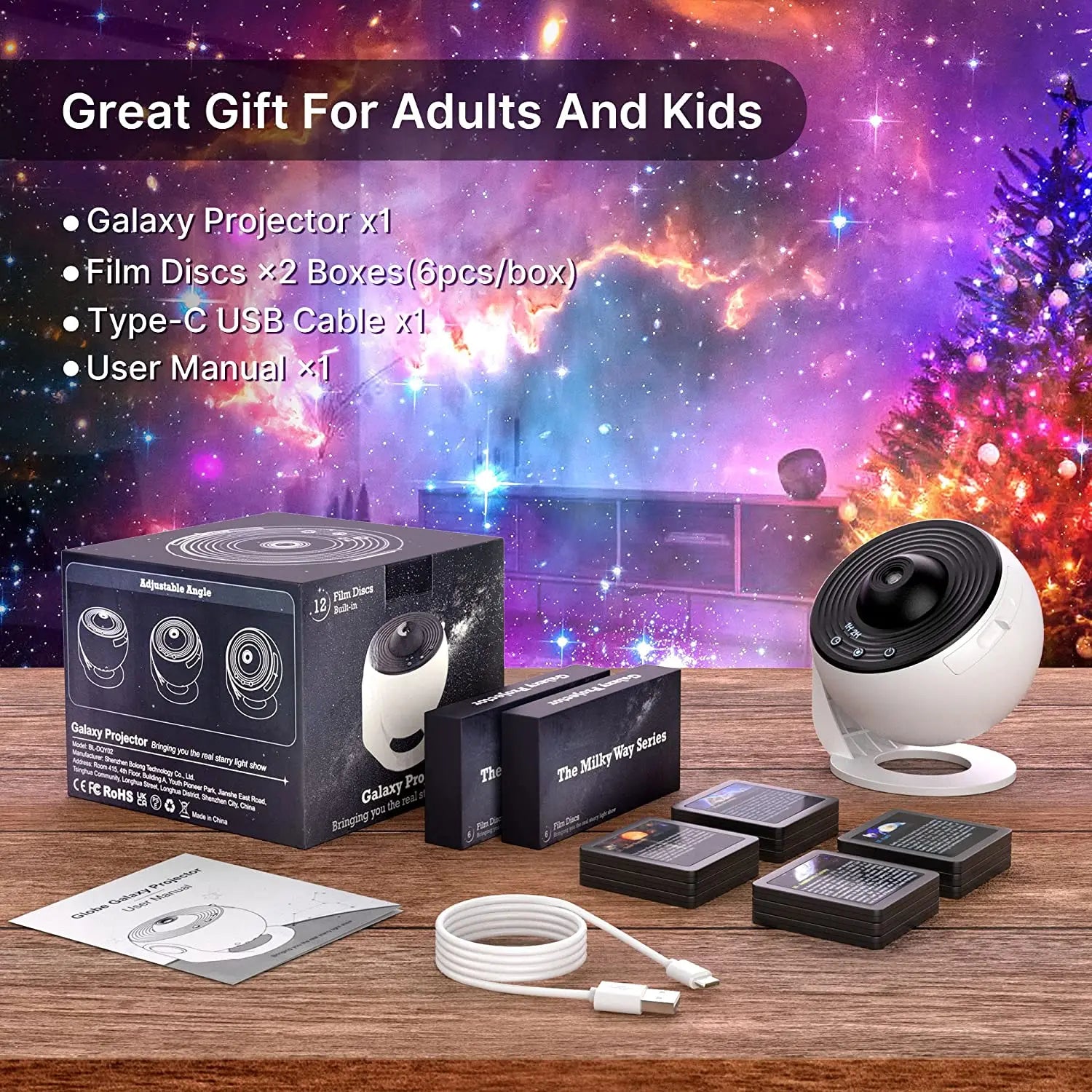 Transform Your Space with the 13-in-1 Star Projector: A Mesmerizing Planetarium Galaxy Projector for Kids and Adults