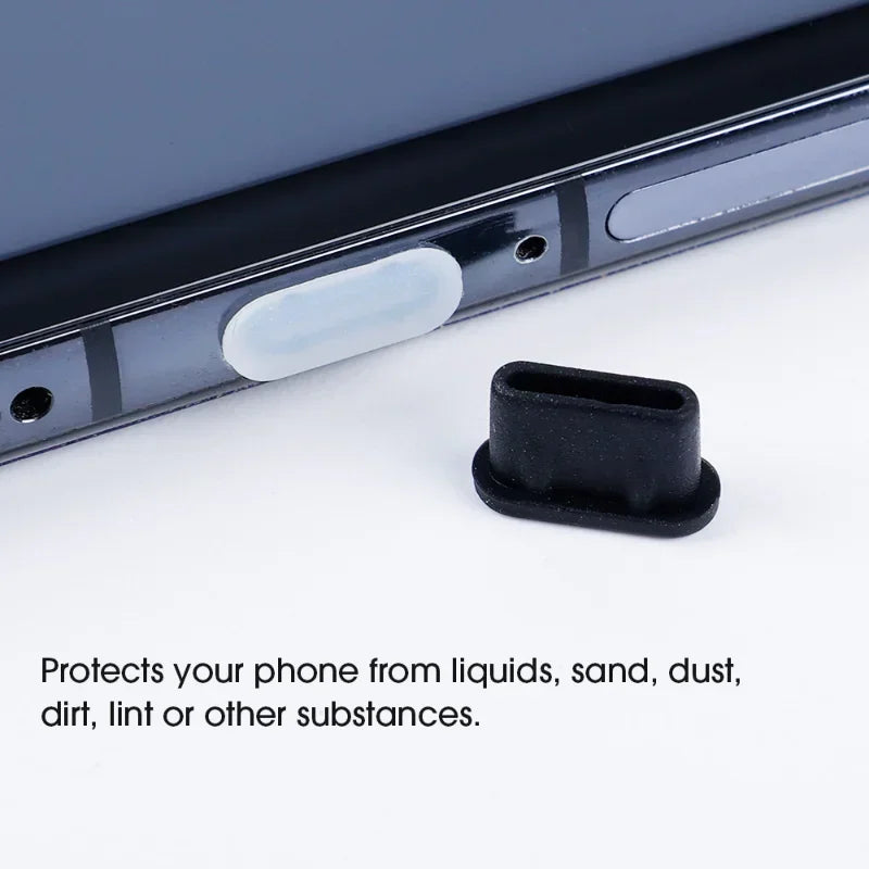 Silicone Type C Charging Port Dust Plugs - Ultimate Protection for Your iPhone and Samsung Devices