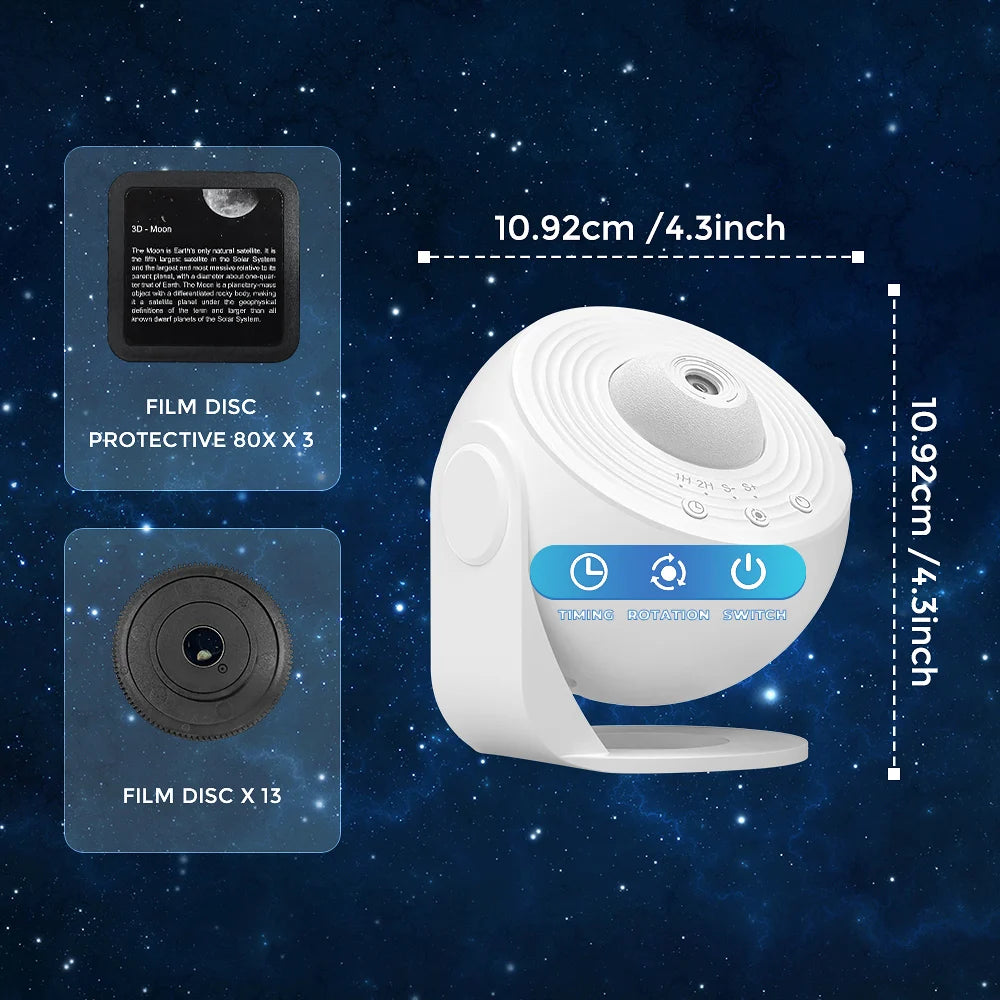 Transform Your Space with the 13-in-1 Star Projector: A Mesmerizing Planetarium Galaxy Projector for Kids and Adults